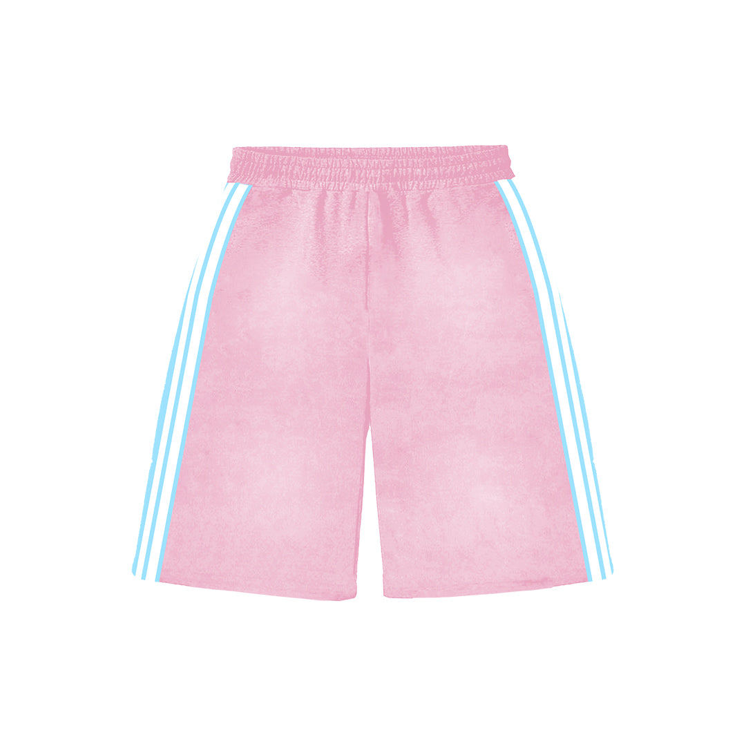 TRACKSUIT SHORTS (PINK)
