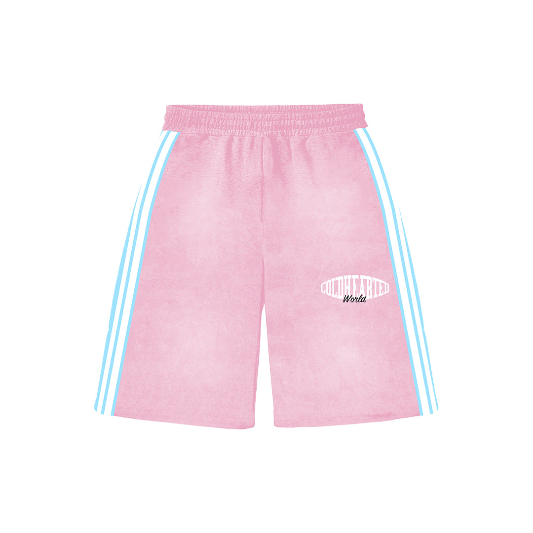 TRACKSUIT SHORTS (PINK)